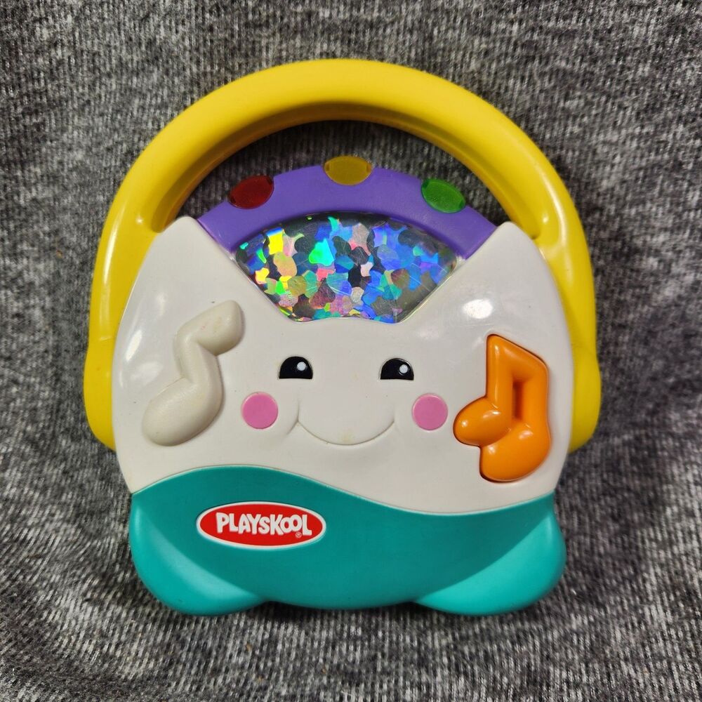 Playskool Twinkle & Twirl CD Player 2000s Vintage Tested Works Y2K Toy